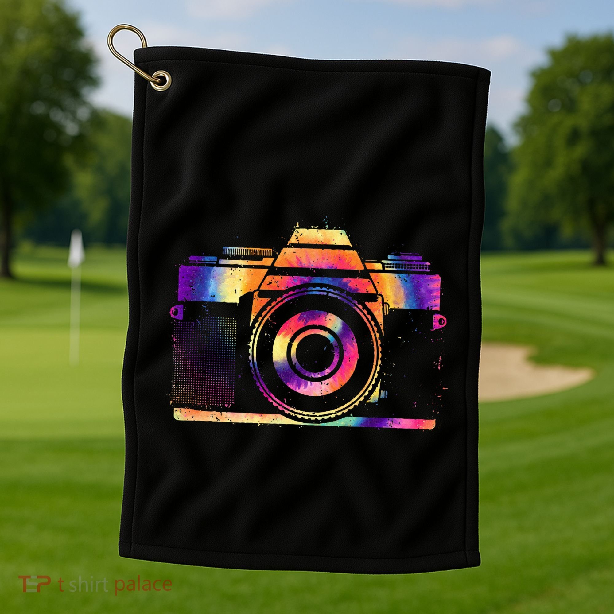 Camera Photographer Photographers Photography Creative Gift Golf Towel
