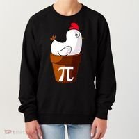 Chicken Pot Pi Funny Pie Day Cartoon Chicken Pot Pi Women's Sweatshirt thumb 0