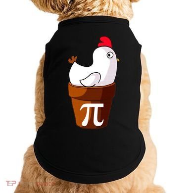 Chicken Pot Pi Funny Pie Day Cartoon Chicken Pot Pi Doggie Tank