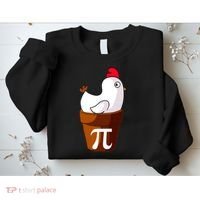 Chicken Pot Pi Funny Pie Day Cartoon Chicken Pot Pi Sweatshirt thumb 2