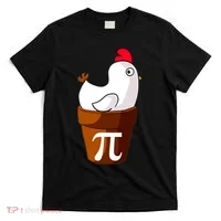 Chicken Pot Pi Funny Pie Day Cartoon Chicken Pot Pi T-Shirt thumb 0