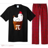 Chicken Pot Pi Funny Pie Day Cartoon Chicken Pot Pi Pajama Set thumb 0