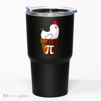 Chicken Pot Pi Funny Pie Day Cartoon Chicken Pot Pi Tumbler thumb 0