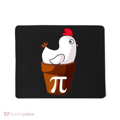 Chicken Pot Pi Funny Pie Day Cartoon Chicken Pot Pi Mousepad