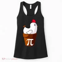 Chicken Pot Pi Funny Pie Day Cartoon Chicken Pot Pi Women's Tank Top thumb 0