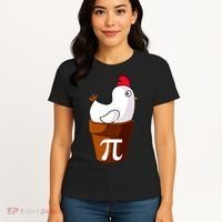 Chicken Pot Pi Funny Pie Day Cartoon Chicken Pot Pi Women's T-Shirt thumb 4