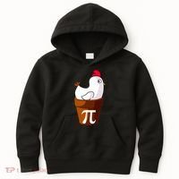 Chicken Pot Pi Funny Pie Day Cartoon Chicken Pot Pi Kids Hoodie thumb 0