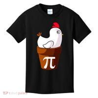 Chicken Pot Pi Funny Pie Day Cartoon Chicken Pot Pi Kids T-Shirt thumb 0