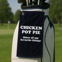 Chicken Pot Pie Three Of My Favorite Things Golf Towel thumb 2