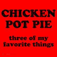 Chicken Pot Pie Three Of My Favorite Things Santa Hat thumb 1