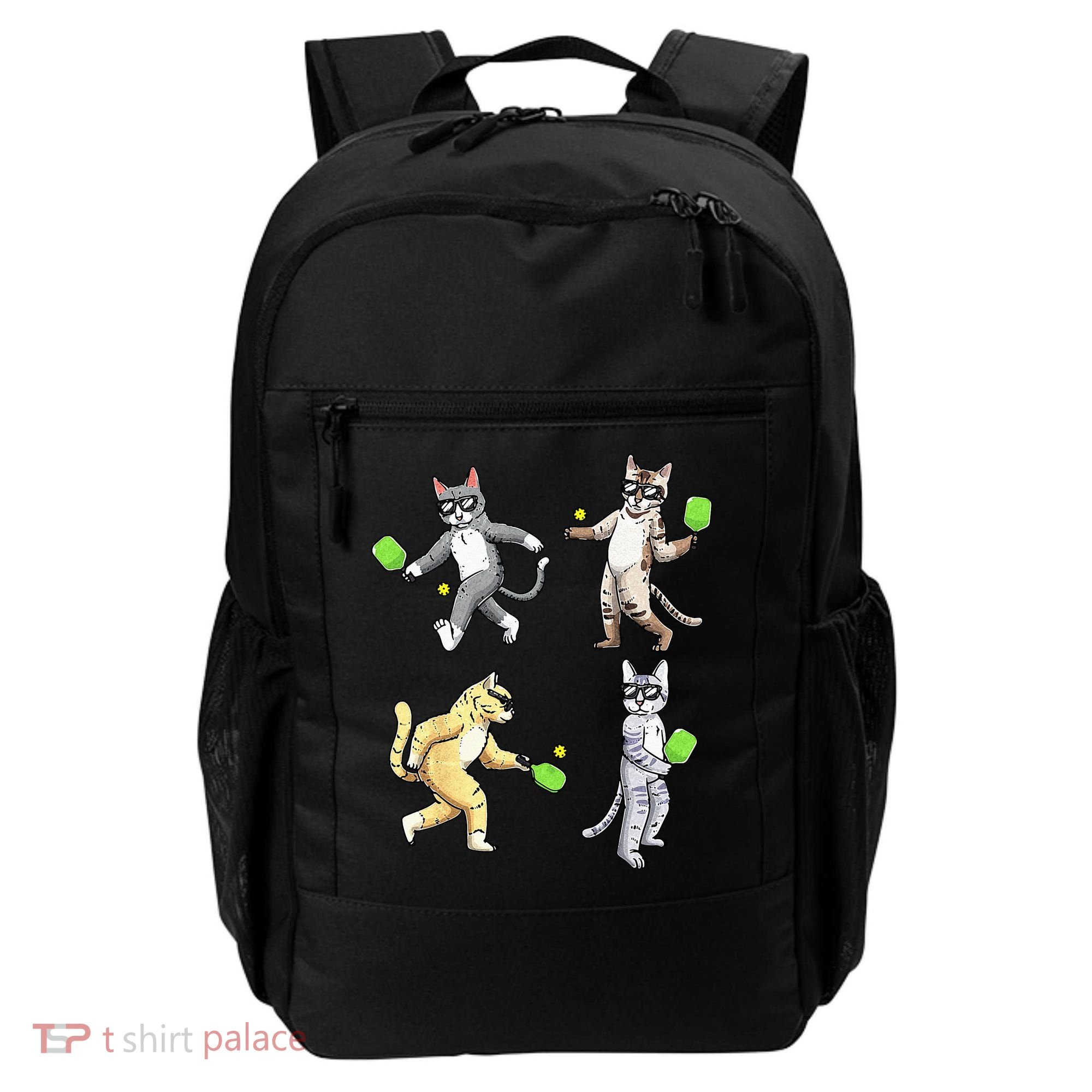 Cats Playing Pickleball Backpack