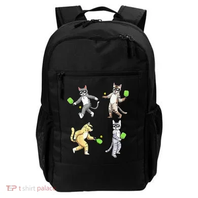 Cats Playing Pickleball Backpack