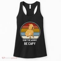 Capybara Peluches Party Peluche Capybara Big Capybara Plush Women's Tank Top thumb 0