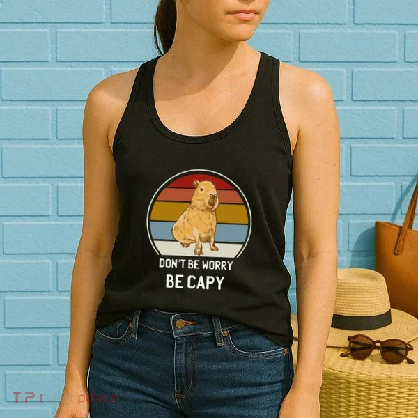 Capybara Peluches Party Peluche Capybara Big Capybara Plush Women's Tank Top
