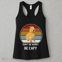 Capybara Peluches Party Peluche Capybara Big Capybara Plush Women's Tank Top thumb 3