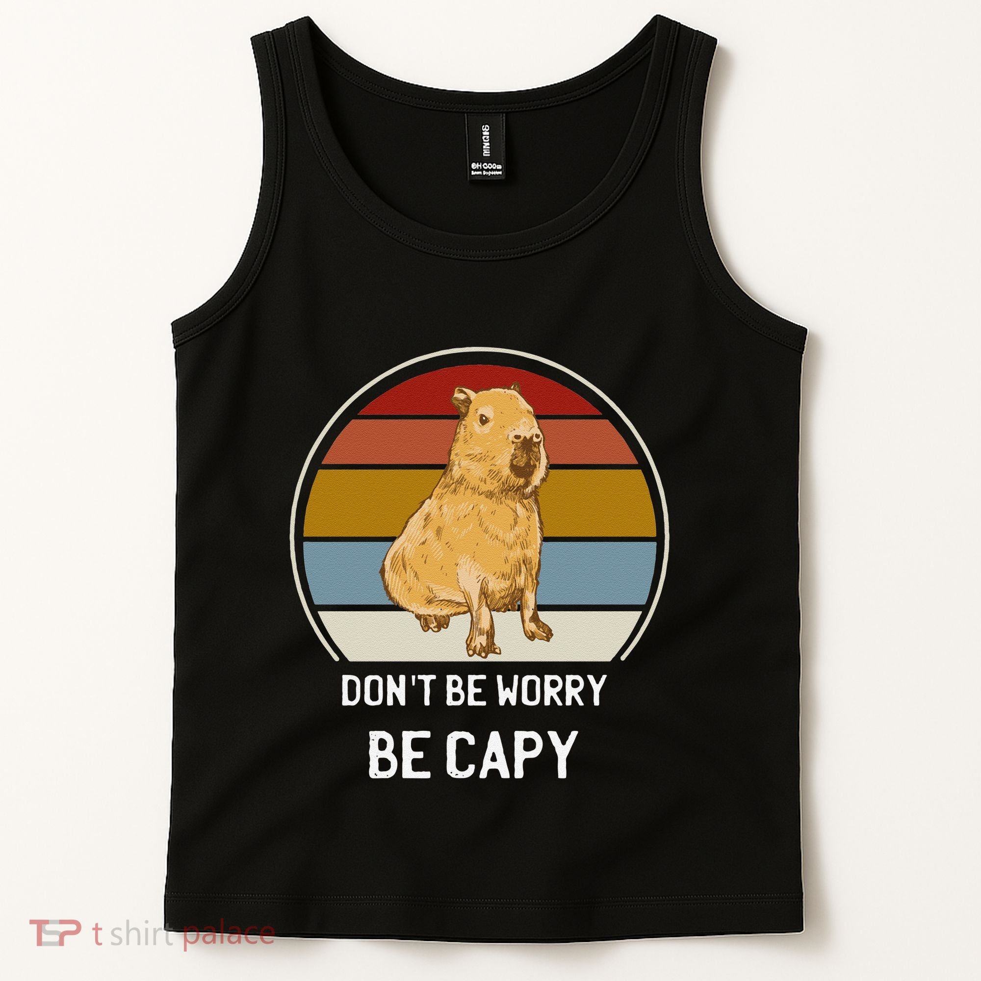 Capybara Peluches Party Peluche Capybara Big Capybara Plush Tank Top