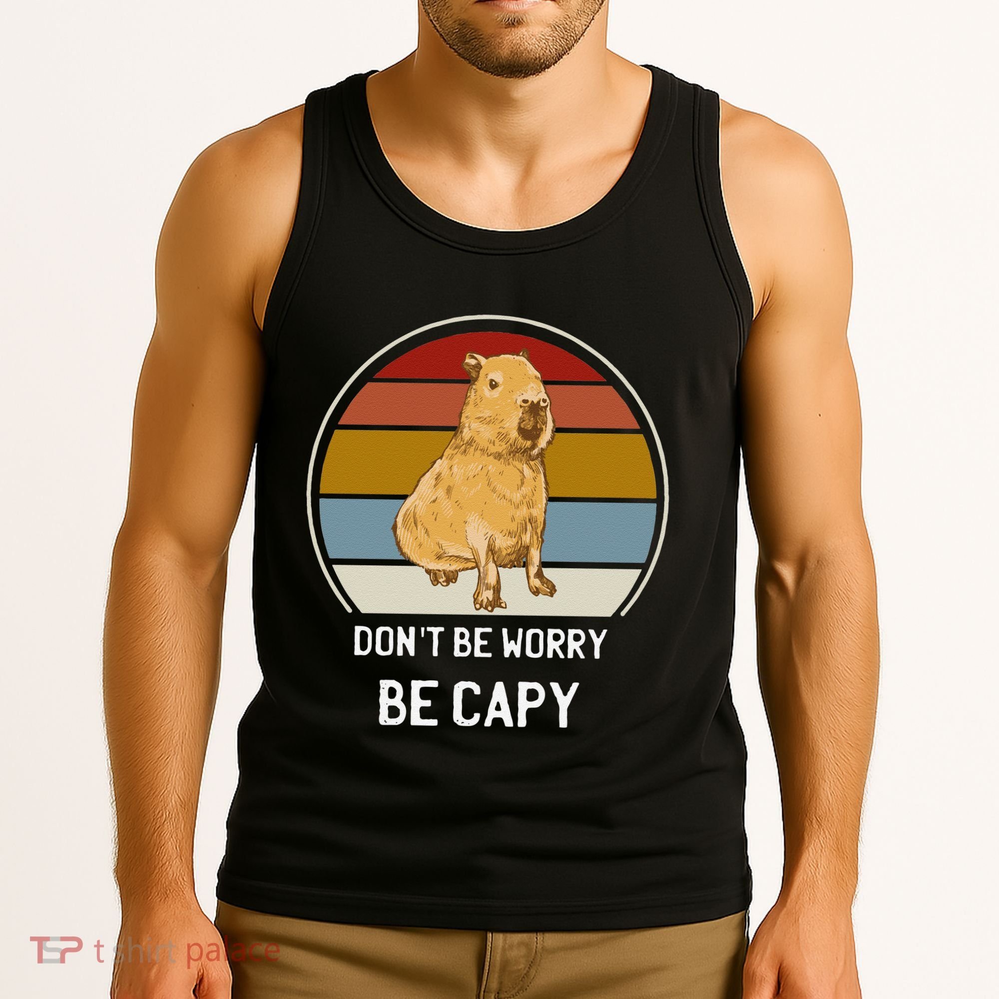 Capybara Peluches Party Peluche Capybara Big Capybara Plush Tank Top