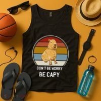 Capybara Peluches Party Peluche Capybara Big Capybara Plush Tank Top thumb 4
