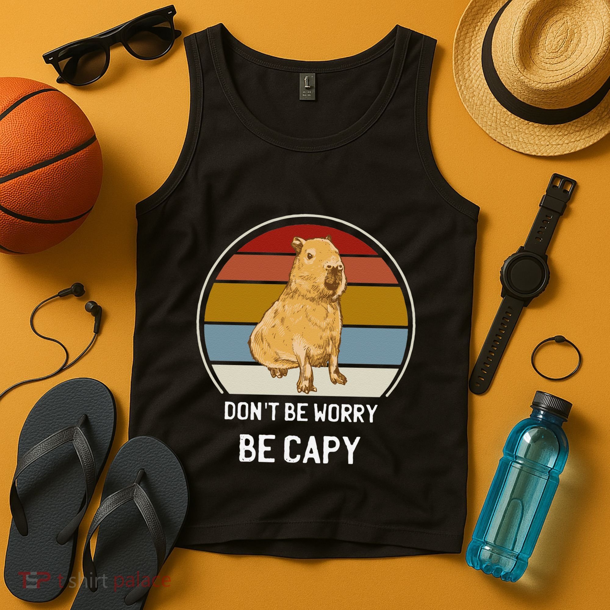 Capybara Peluches Party Peluche Capybara Big Capybara Plush Tank Top