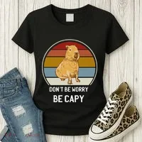 Capybara Peluches Party Peluche Capybara Big Capybara Plush Women's T-Shirt thumb 3