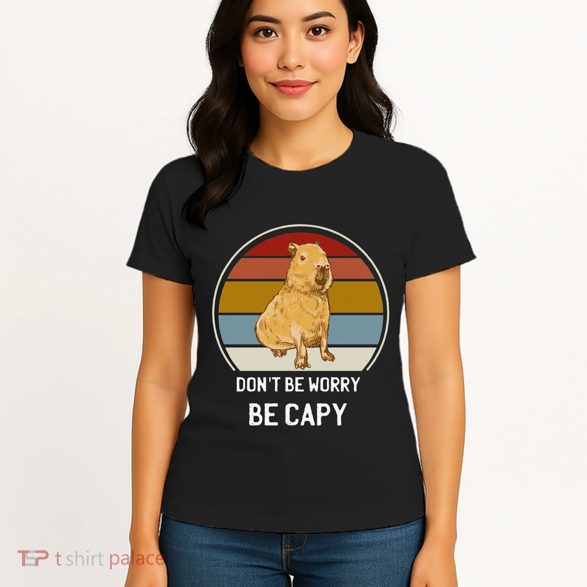 Capybara Peluches Party Peluche Capybara Big Capybara Plush Women's T-Shirt