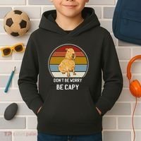 Capybara Peluches Party Peluche Capybara Big Capybara Plush Kids Hoodie thumb 2