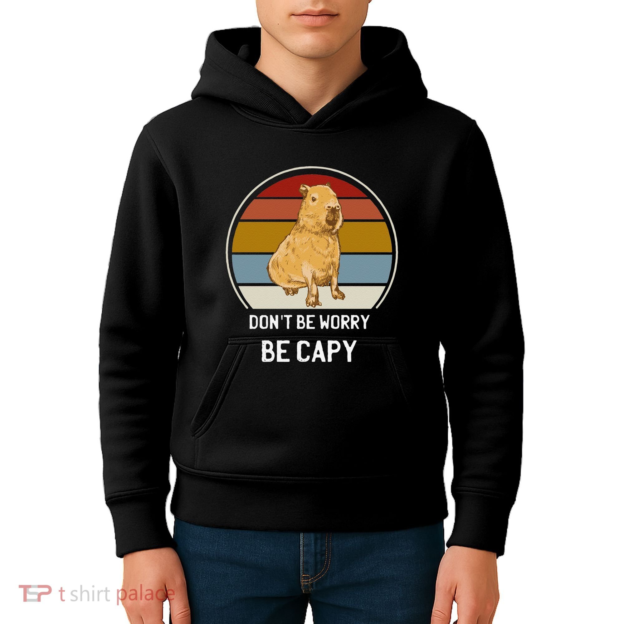 Capybara Peluches Party Peluche Capybara Big Capybara Plush Kids Hoodie