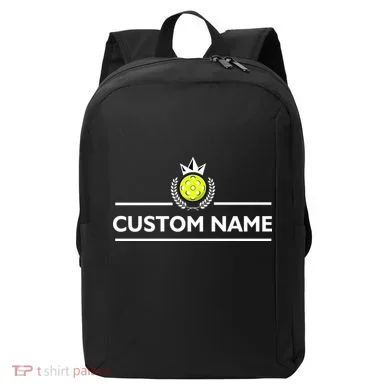 Custom Pickleball Personalize Team Name Modern Backpack