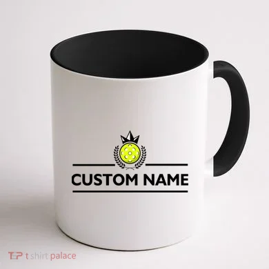 Custom Pickleball Personalize Team Name Coffee Mug back
