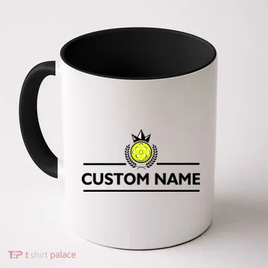 Custom Pickleball Personalize Team Name Coffee Mug