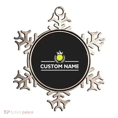 Custom Pickleball Personalize Team Name Ornament