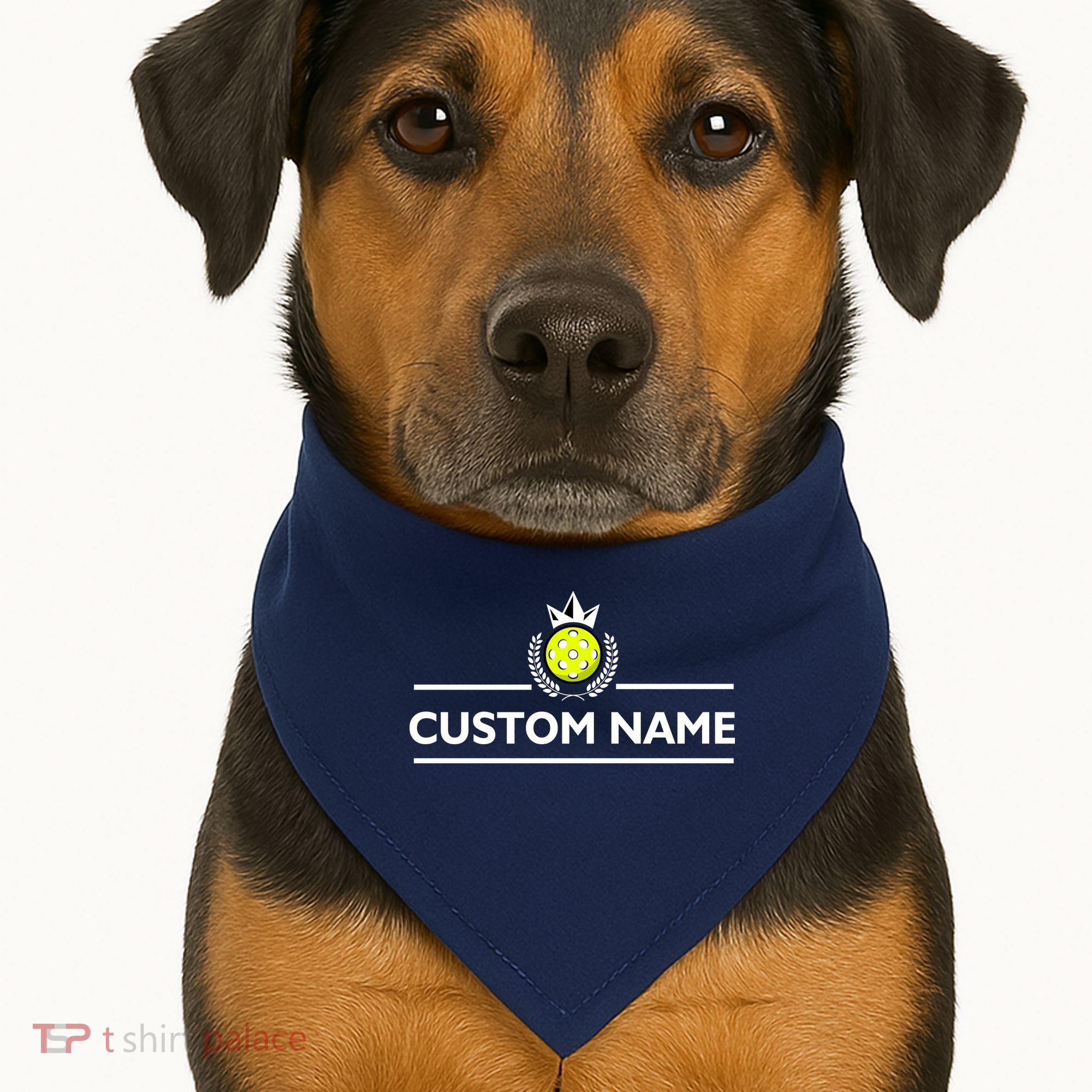 Custom Pickleball Personalize Team Name USA-Made Doggie Bandana