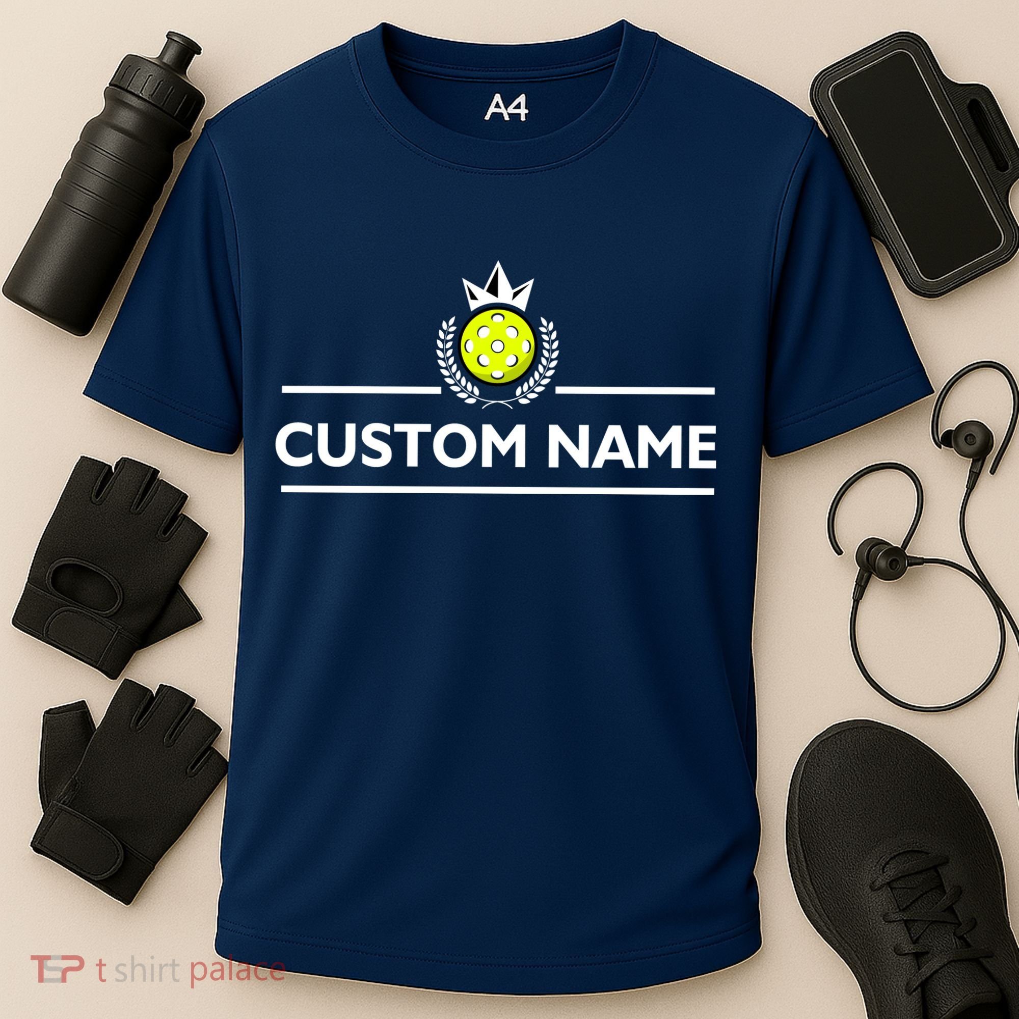 Custom Pickleball Personalize Team Name Cooling Performance Crew T-Shirt