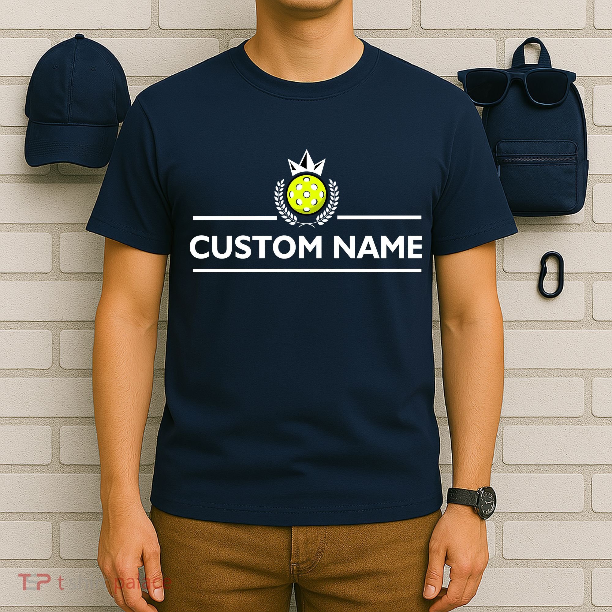 Custom Pickleball Personalize Team Name T-Shirt