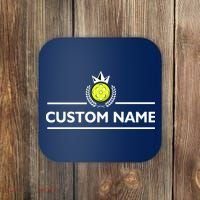 Custom Pickleball Personalize Team Name Coaster thumb 0