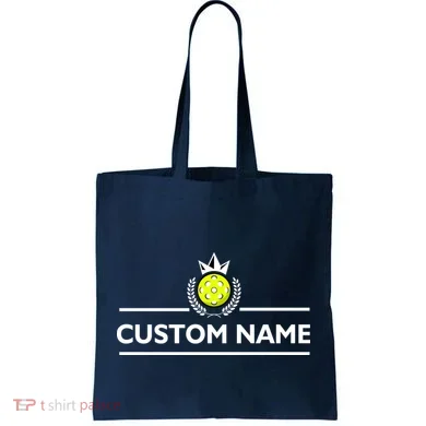 Custom Pickleball Personalize Team Name Tote Bag