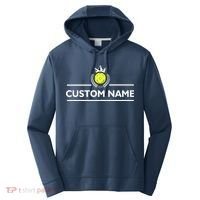 Custom Pickleball Personalize Team Name Performance Fleece Hoodie thumb 0