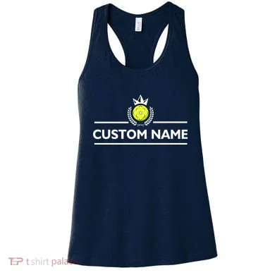 Custom Pickleball Personalize Team Name Women's Tank Top