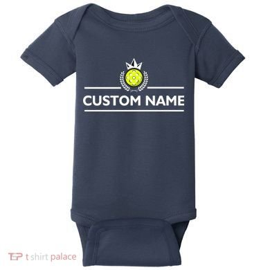 Custom Pickleball Personalize Team Name Baby Bodysuit