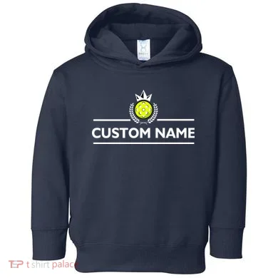 Custom Pickleball Personalize Team Name Toddler Hoodie