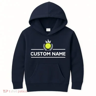 Custom Pickleball Personalize Team Name Kids Hoodie