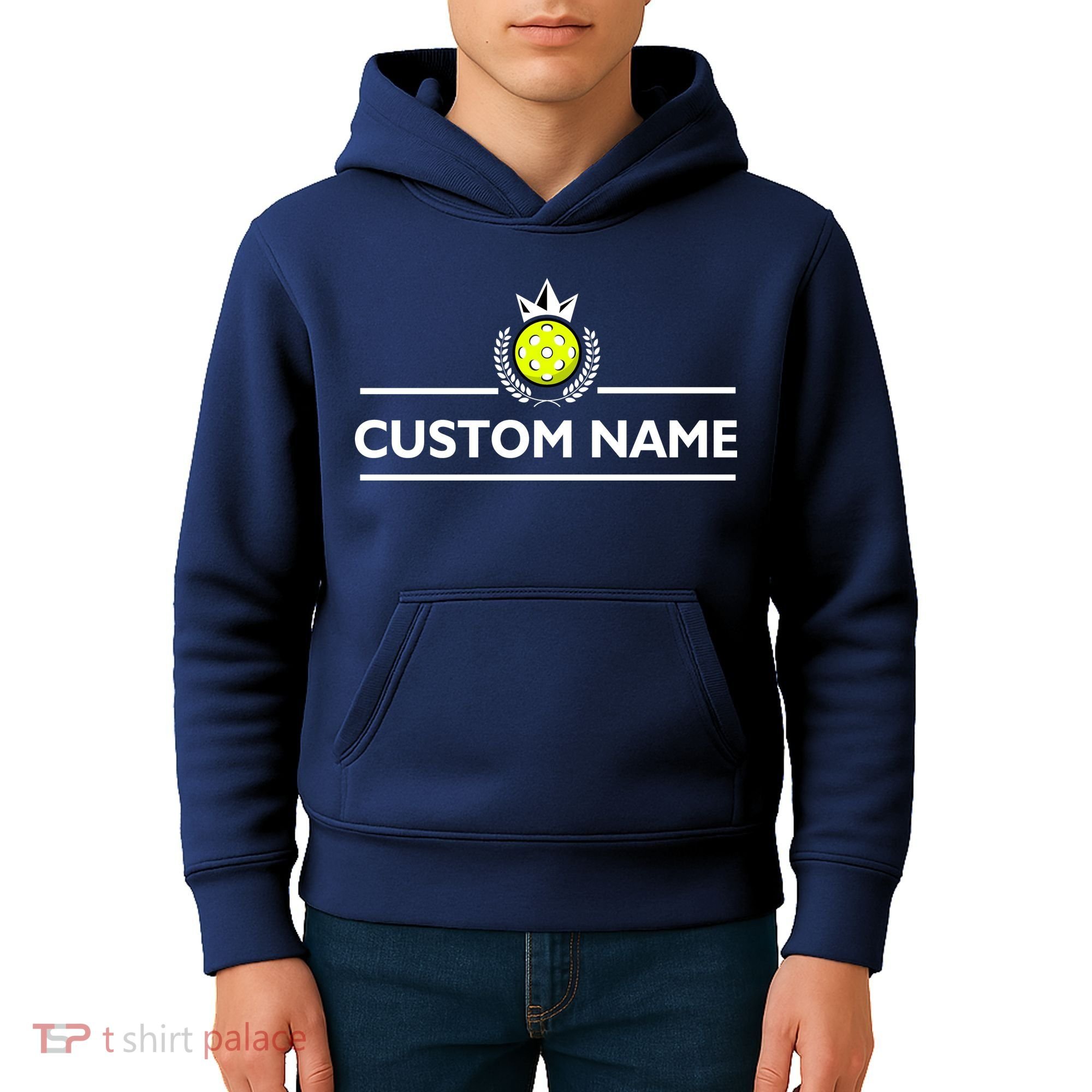 Custom Pickleball Personalize Team Name Kids Hoodie