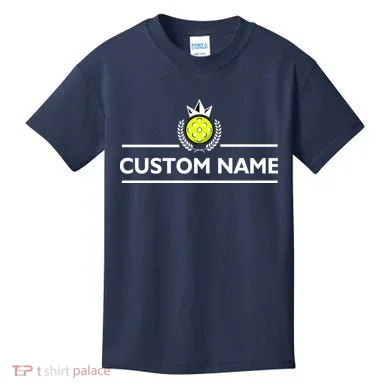 Custom Pickleball Personalize Team Name Kids T-Shirt