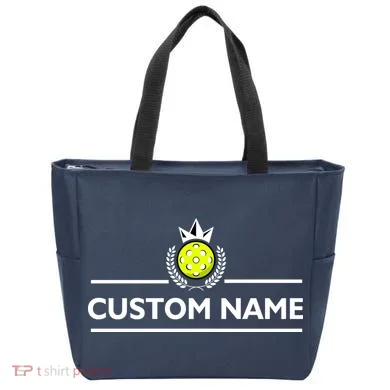 Custom Pickleball Personalize Team Name Tote Bag