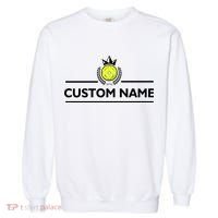 Custom Pickleball Personalize Team Name Garment-Dyed Sweatshirt thumb 0