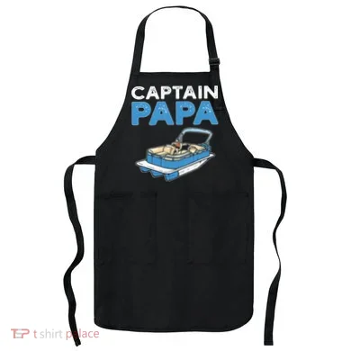 Captain Papa. Pontoon Boat Captain Apron