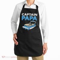 Captain Papa. Pontoon Boat Captain Apron thumb 2