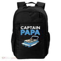 Captain Papa. Pontoon Boat Captain Backpack thumb 0