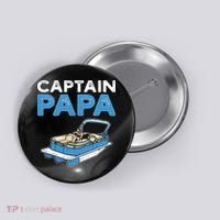 Captain Papa. Pontoon Boat Captain Button thumb 0