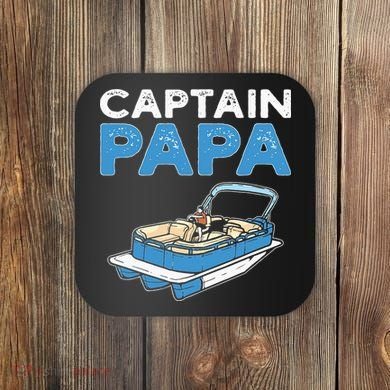 Captain Papa. Pontoon Boat Captain Coaster